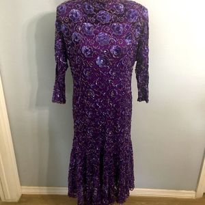 A propos vintage purple dress